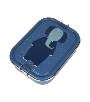 Trixie Clip-On Metal Lunch Box, Large - Mrs. Elephant 60-200 - 1