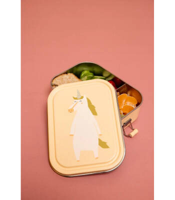 Trixie Clip-On Metal Lunch Box, Large - Mrs. Unicorn 60-224 - 3