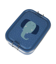 Trixie Clip-On Metal Lunch Box Small - Mrs. Elephant 59-210 - 1