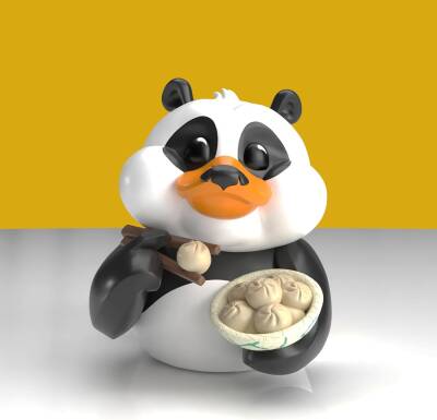 Tubbz Kung Fu Panda Po Boxed Lisanslı Cosplay Ördek Collectible Figür - 2