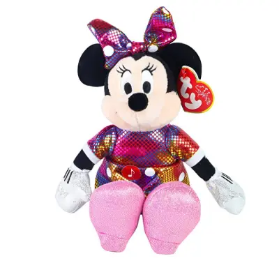 Ty Minnie Sparkle Rainbow With Sound Reg 150079Ty41080 - 1