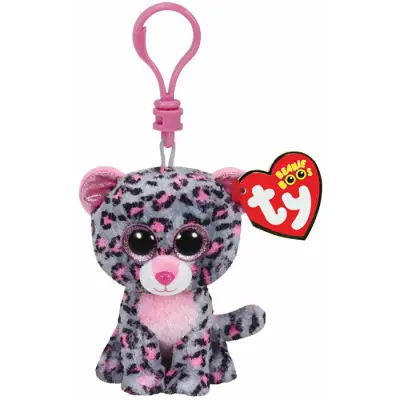 Ty Tasha - Pink/Grey Leopard Clip 150079Ty36616 - 1