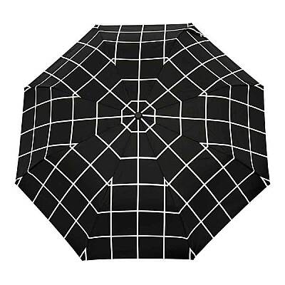 Umbrella Original Duckhead Duck Kompakt Şemsiye Black Grid-CP005 - 2