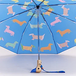 Umbrella Original Duckhead Duck Kompakt Dogs in Blue Şemsiye CP110 - 2