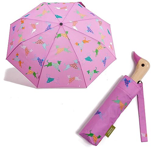 Umbrella Original Duckhead Duck Kompakt Dogs in Pink Şemsiye CP111 - 1
