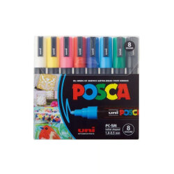 Uniball Posca Markers Main Color 8 Pack (1.8-2.5) - Scrikss