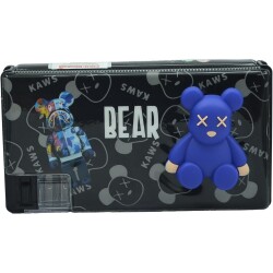 Unick Color Cool Bear Design Large Pencil Case 7647 - 1