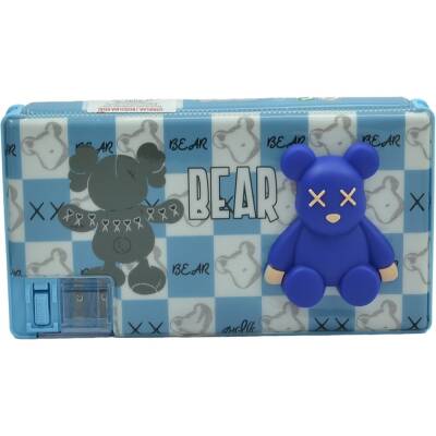 Unick Color Cool Bear Design Large Pencil Case 7647 - 2