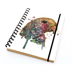 Unicus Paklon Design Notebook 14X21 Plain 80 Sheets Uncs-G4106 - Unicus