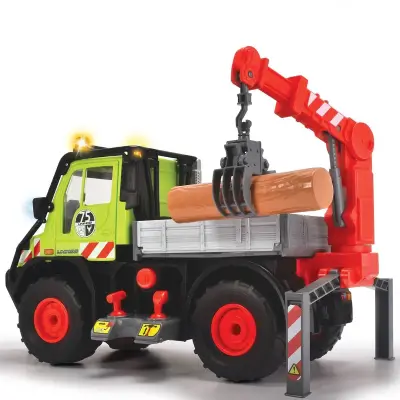 Unimog U530 Log Carrier Crane Arm Truck - 4