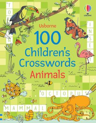 Usborne - 100 Chıldren's Crosswords Animals - 1