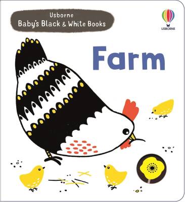 Usborne - Baby's Black And White Books Farm - 1