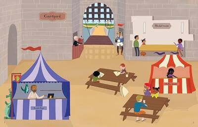 Usborne - Castle Sticker Book - 4