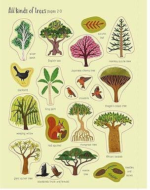Usborne - First Sticker Book Trees - 3