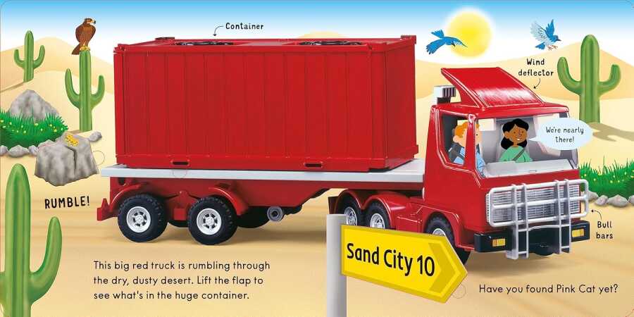 Usborne Lift And Look Trucks Flaplı Çocuk Kitabı | HUPALUPA STORE