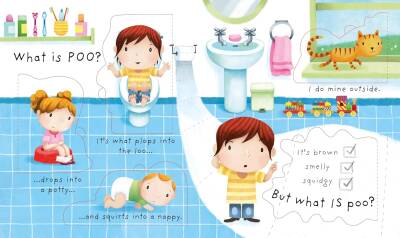 Usborne - Lift-The-Flap Very First Questions And Answers What İs Poo? - 2