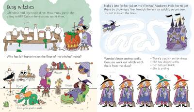 Usborne Little Childrens Halloween Activity Book - 2