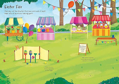 Usborne - Little First Stickers Bunnies - 4