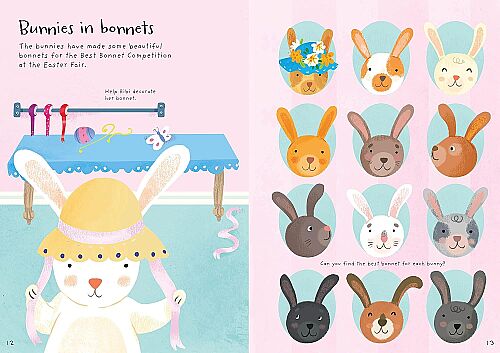 Usborne - Little First Stickers Bunnies - 2