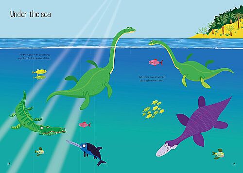 Usborne - Little First Stickers Dinosaurs - 3