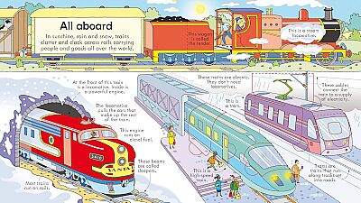 Usborne Look Inside Trains - 2