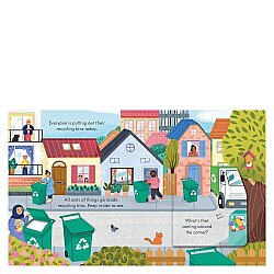 Usborne - Peep Inside How A Recycling Truck Works - 3