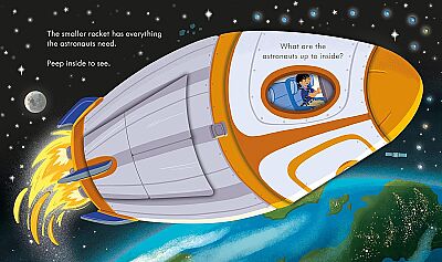 Usborne - Peep Inside How A Rocket Works - 2