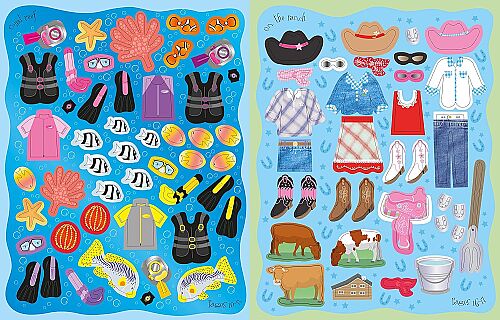 Usborne - Sticker Dolly Dressing Holiday - 3