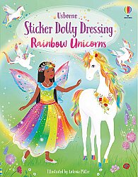 Usborne - Sticker Dolly Dressing Rainbow Unicorns - 1
