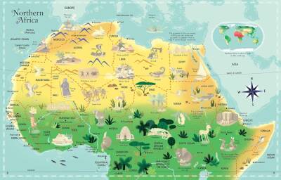 Usborne - Sticker Picture Atlas World - 3