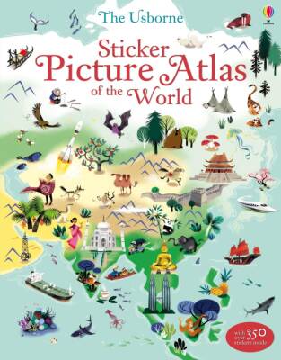 Usborne - Sticker Picture Atlas World - 1