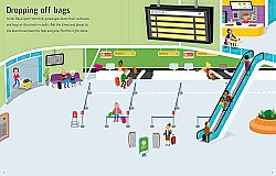 Usborne Airport Sticker And Colouring Book - 2