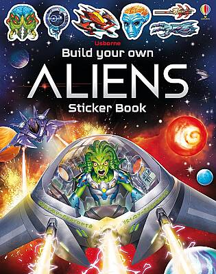Usborne Build Your Own Aliens Sticker Book - 1