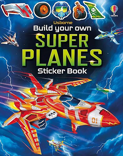Usborne Build Your Own Super Planes Sticker Book - 1