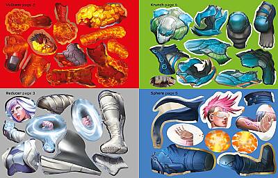 Usborne Build Your Own Superheroes Sticker Book - 2
