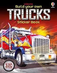 Usborne Build Your Own Trucks Sticker Book - Usborne