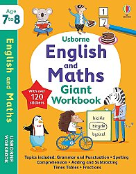 Usborne English And Maths Giant Workbook 78 - 1