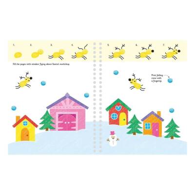 Usborne Fingerprint Santa's Workshop - 3