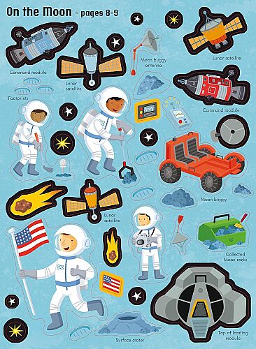 Usborne First Sticker Book Space - 4