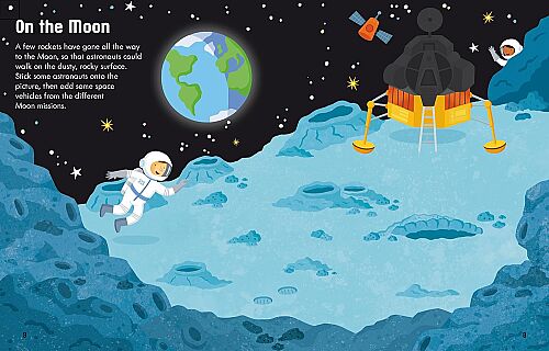 Usborne First Sticker Book Space - 3