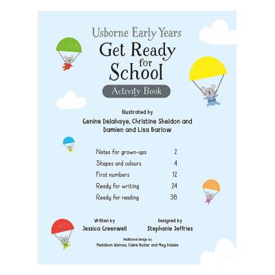 Usborne - Get Ready For School Activity Book - 2