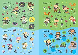 Usborne Little Sparkly Fairies Sticker Book - 4