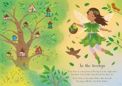 Usborne Little Sticker Dolly Dressing Treetop Fairies - 2