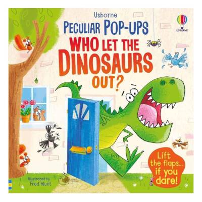 Usborne Peculiar POP-Ups - Who Let The Dinosaurs Out - 1