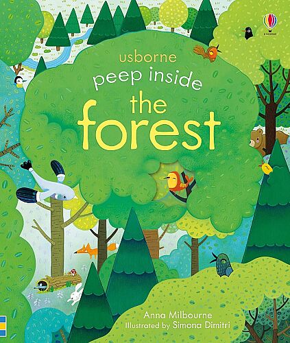 Usborne Peep Inside The Rorest - 1
