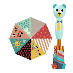 Vilac Bear Umbrella Mavi Ayı Şemsiye - 1
