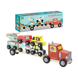 Vilac Taşıtları Kamyona Dizme Oyunu 7601 - 4