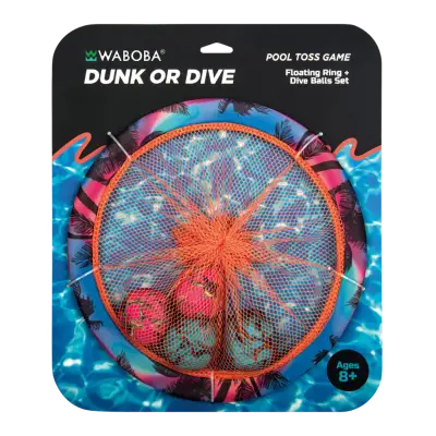Waboba Dunk Or Dive Target Shooting Circle And Diving Ball Game Set Waboba-595C01 - 2