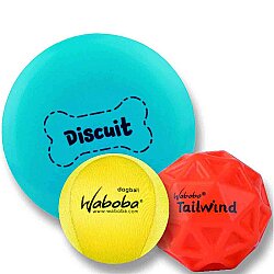 Waboba Woofpack Frizbi ve Top Köpek Oyuncak Seti - 2