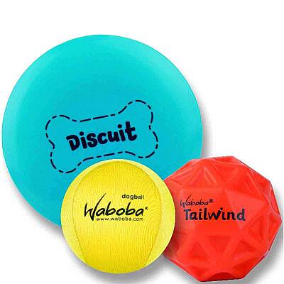 Waboba Woofpack Frizbi ve Top Köpek Oyuncak Seti - 2